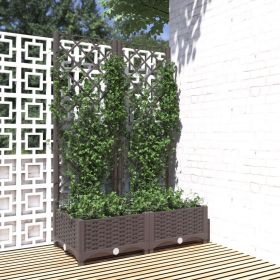Garden Planter Brown Polypropylene Large Planters