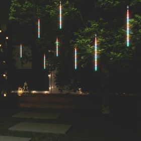 Meteor Light Set of 8 Colorful Plastic 11.8 in each tube
