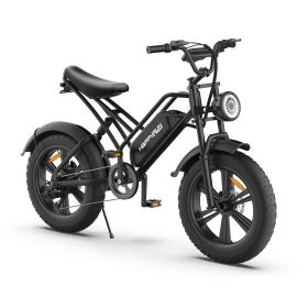 [USA DIRECT] HAPPYRUN HR-G50 Electric Bike 48V 18Ah Battery 750W Motor 20inch Tires 110KM Mileage 120KG Max Load Electric Bicycle