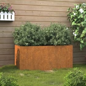 Planter Rusty Corten steel Medium Durable Corten Steel Planter