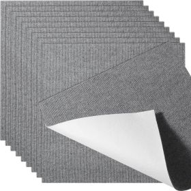 VEVOR Carpet Tiles Peel and Stick, 24' x 24' Squares Self Adhesive Carpet Floor Tile, Soft Padded Carpet Tiles