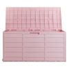 75gal 280L Outdoor Garden Plastic Storage Deck Box Chest Tools Cushions Toys Lockable Seat