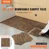 VEVOR Carpet Tiles Reusable, 20"x 20"Carpet Squares With Padding Attached, Soft Padded Carpet Tiles, Easy Install DIY for Bedroom Living Room (12Tiles