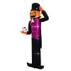 12FT Giant Halloween Inflatable Blow Up Decorations, Pumpkin Man Holding Skull with Built-in LEDs for Holiday Party Garden Lawn Yard Patio Décor