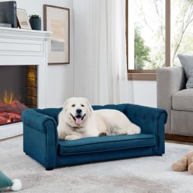 Elegant Rectangle Pet Bed for Medium and Large Dogs, Durable Elevated Dog Sofa Bed, Comfortable Dog Couch, Modern and Stylish Dog Sofa for Large