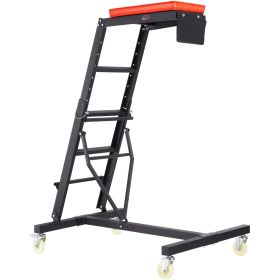 VEVOR Top Automotive Creeper, Engine Creeper with Adjustable Height 45.7" to 66.3", 400 LBS Capacity High Creeper, 4 Swivel Caster Wheels