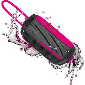 HyperGear Wave Water Resistant Wireless Speaker (Color: Black/ Pink)