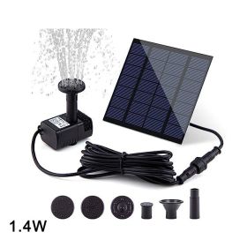6V 2W / 7V 1.4W 1705L/H DC Pump Solar Swimming Pool Landscane Fountain Aquarium Submersible, Rockery Fountain Garden Solar Pumps (Type: #1)